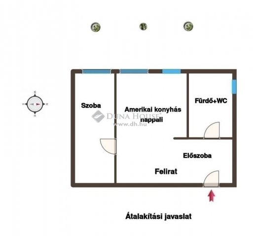 Eladó téglalakás, Budapesten, IX. kerületben 64.6 M Ft, 1 szobás