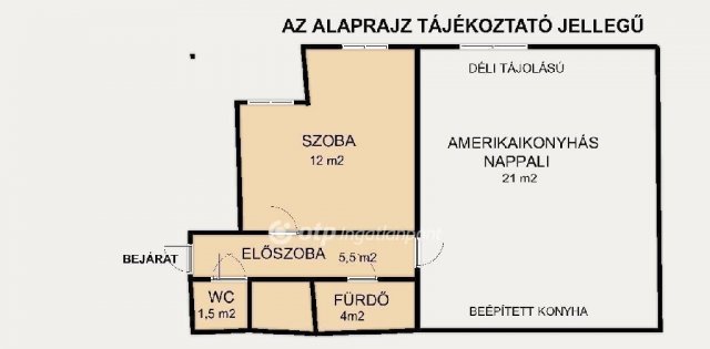 Eladó téglalakás, Budapesten, VIII. kerületben 62.14 M Ft