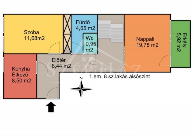 Eladó téglalakás, Pécsett 69.9 M Ft, 5 szobás