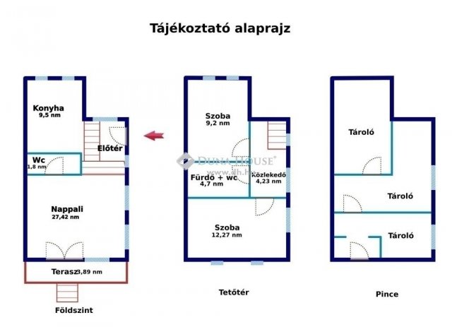 Eladó ikerház, Budapesten, XVIII. kerületben 92 M Ft, 3 szobás