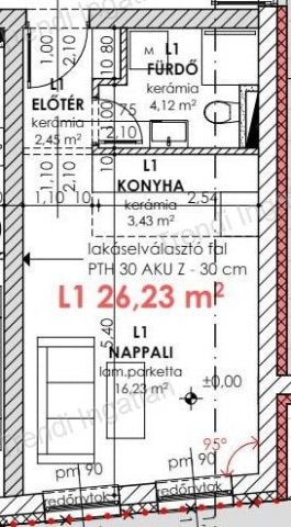 Eladó téglalakás, Győrött 29.99 M Ft, 1 szobás