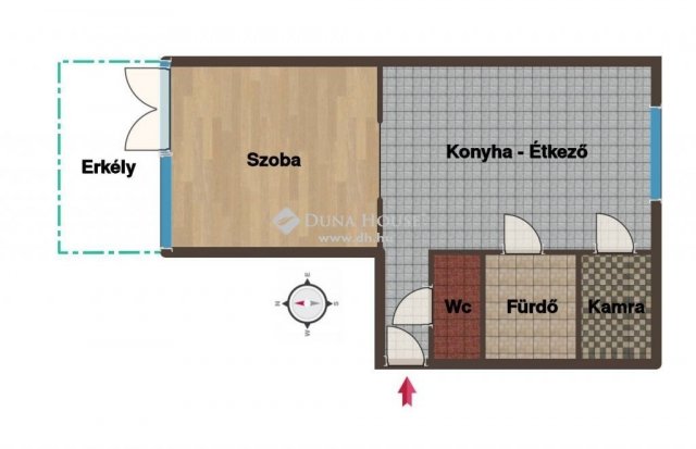 Kiadó panellakás, albérlet, Kecskeméten 130 E Ft / hó, 1 szobás