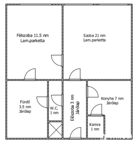 Eladó panellakás, Salgótarjánban 18.9 M Ft, 2 szobás