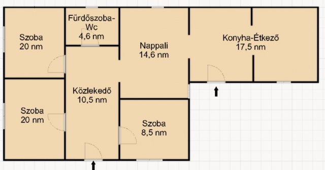 Eladó családi ház, Nyírtasson 15.9 M Ft, 3 szobás