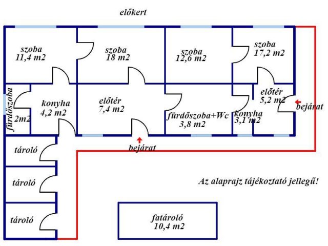 Eladó családi ház, Kiskunhalason 21.9 M Ft, 4 szobás