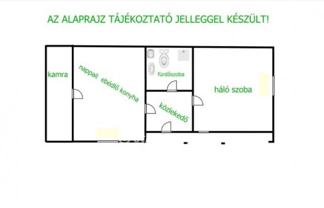 Eladó családi ház, Hajdúdorogon 9.4 M Ft, 1 szobás