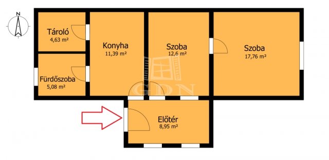 Eladó családi ház, Miskolcon 20.9 M Ft, 2 szobás
