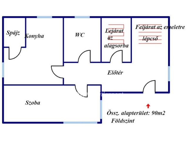 Eladó családi ház, Sárospatakon, Gárdonyi Géza úton 37 M Ft