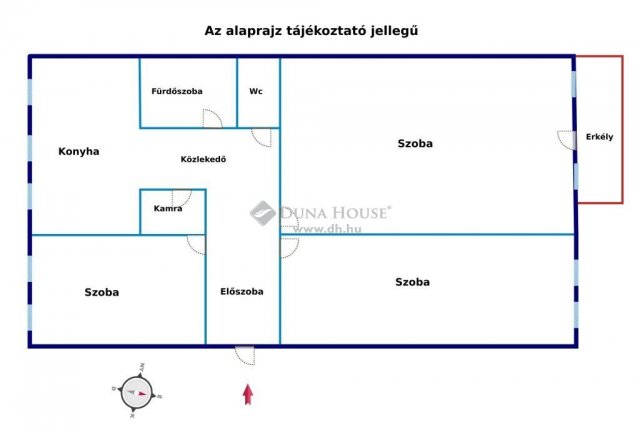 Eladó téglalakás, Debrecenben 56 M Ft, 3 szobás