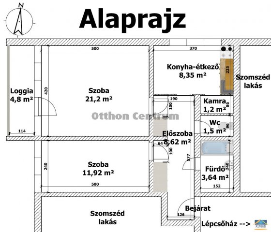 Eladó téglalakás, Egerben 29.5 M Ft, 2 szobás