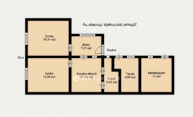 Eladó családi ház, Gyömörén 18.8 M Ft, 2 szobás