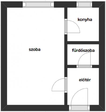 Eladó téglalakás, Miskolcon 14.3 M Ft, 1 szobás