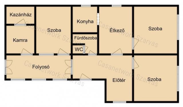 Eladó családi ház, Szarvason 25 M Ft, 3 szobás