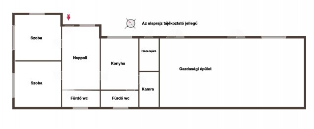 Eladó családi ház, Ugodon 54.9 M Ft, 3 szobás