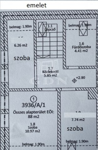 Eladó családi ház, Gödön 83.9 M Ft, 1+3 szobás