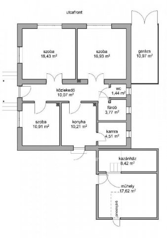 Eladó családi ház, Mendén 55.5 M Ft, 3 szobás
