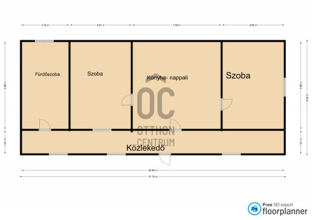 Eladó családi ház, Dégen 14.99 M Ft, 2 szobás