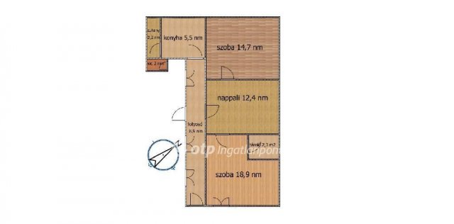 Eladó családi ház, Kiskunlacházán 17.99 M Ft, 3 szobás