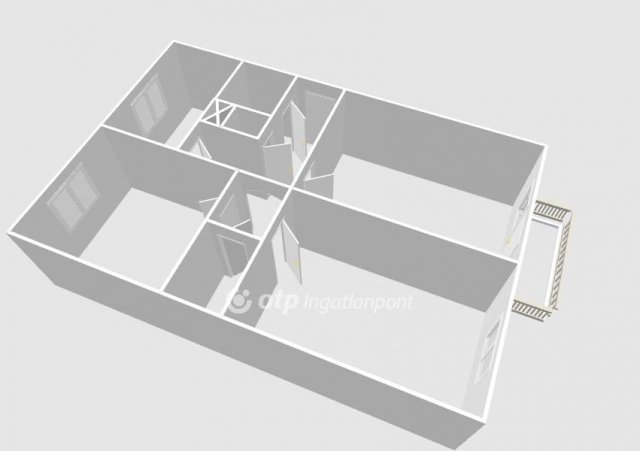 Eladó panellakás, Egerben 44.5 M Ft, 3 szobás