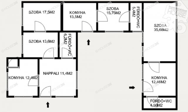 Eladó családi ház, Kecskeméten 65 M Ft, 5 szobás