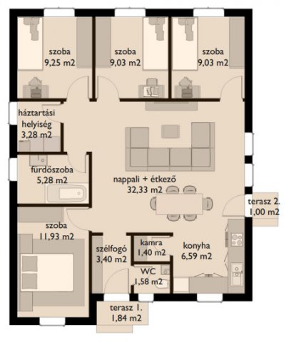Eladó családi ház, Helvécián 57.5 M Ft, 4 szobás