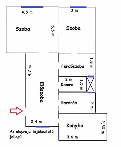 Eladó téglalakás, Budapesten, X. kerületben 65 M Ft, 2 szobás