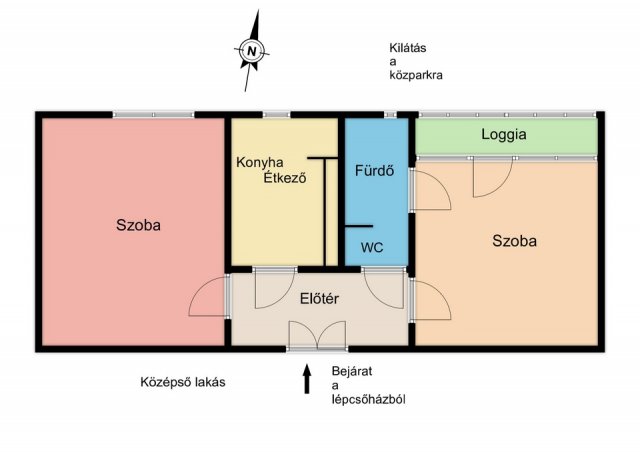 Eladó panellakás, Pécsett 48 M Ft, 2 szobás