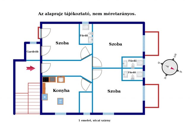 Eladó téglalakás, Hévízen 64 M Ft, 3 szobás