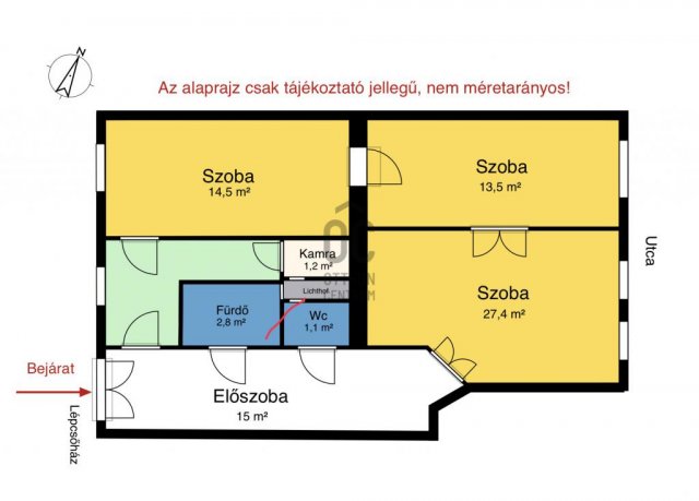 Eladó téglalakás, Budapesten, II. kerületben 79.9 M Ft, 3 szobás