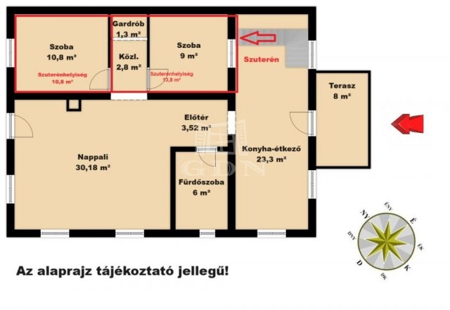 Eladó családi ház, Nagykátán 59.99 M Ft, 3 szobás