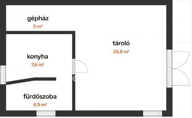 Eladó nyaraló, Pécelen 45 M Ft, 1+2 szobás