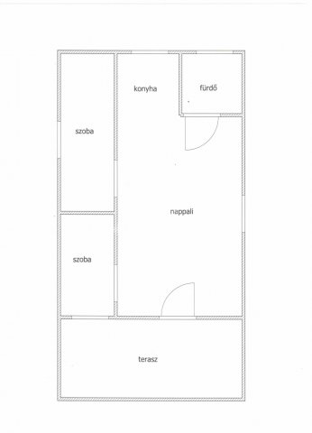 Eladó nyaraló, Komáromban 23.9 M Ft, 1+2 szobás