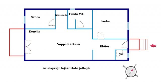 Eladó ikerház, Délegyházán 51.5 M Ft, 3 szobás