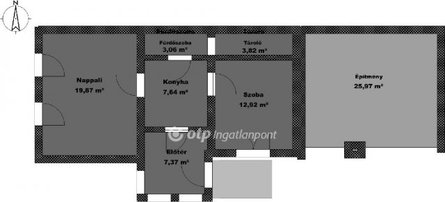 Eladó családi ház, Istenmezején 15.9 M Ft, 2 szobás