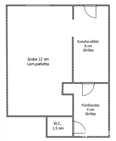 Eladó téglalakás, Salgótarjánban 9.2 M Ft, 1 szobás