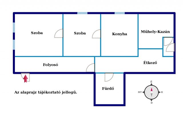 Eladó családi ház, Orosházán 8.5 M Ft, 2 szobás