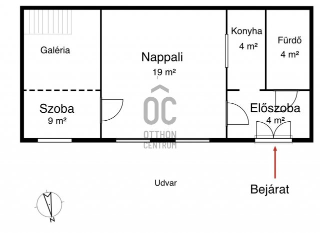 Eladó téglalakás, Budapesten, V. kerületben 68.9 M Ft, 2 szobás