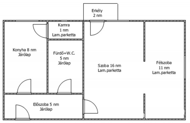 Eladó téglalakás, Salgótarjánban 14.9 M Ft, 2 szobás