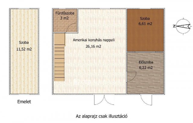 Eladó családi ház, Szigetszentmiklóson 86.9 M Ft, 2+1 szobás