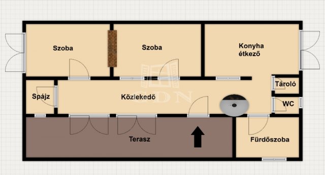 Eladó családi ház, Kosdon, Székely utcában 47.77 M Ft, 2 szobás