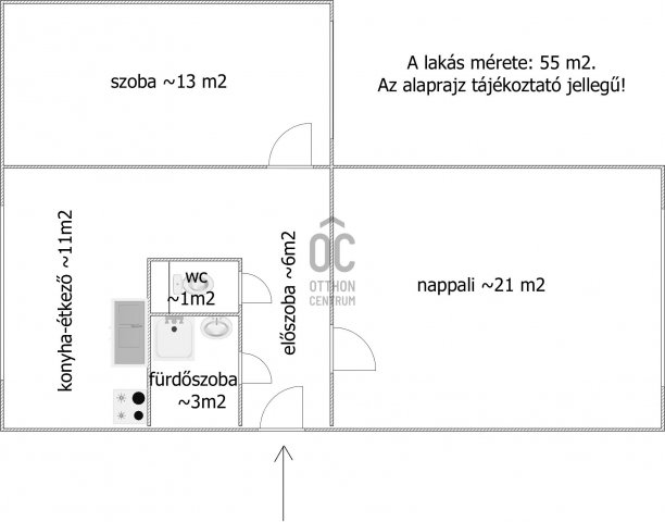 Eladó panellakás, Baján 27.5 M Ft, 2 szobás