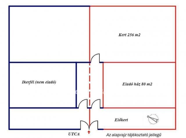 Eladó ikerház, Budapesten, XIV. kerületben 49.9 M Ft, 3 szobás