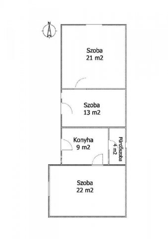 Eladó családi ház, Encsen 15.6 M Ft, 2+1 szobás