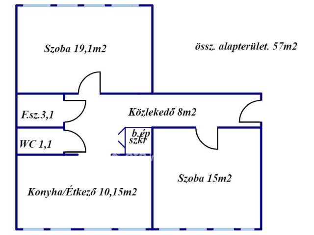 Eladó panellakás, Sárospatakon 15.5 M Ft, 2 szobás