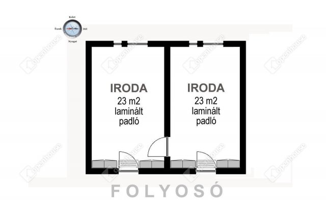 Kiadó iroda, Miskolcon 138 E Ft / hó, 2 szobás