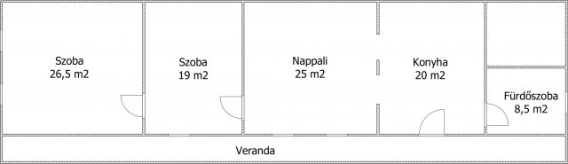 Eladó családi ház, Mágocson 10 M Ft, 3 szobás