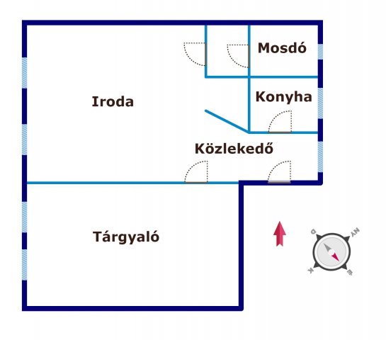 Kiadó iroda, Debrecenben 300 E Ft / hó / költözzbe.hu