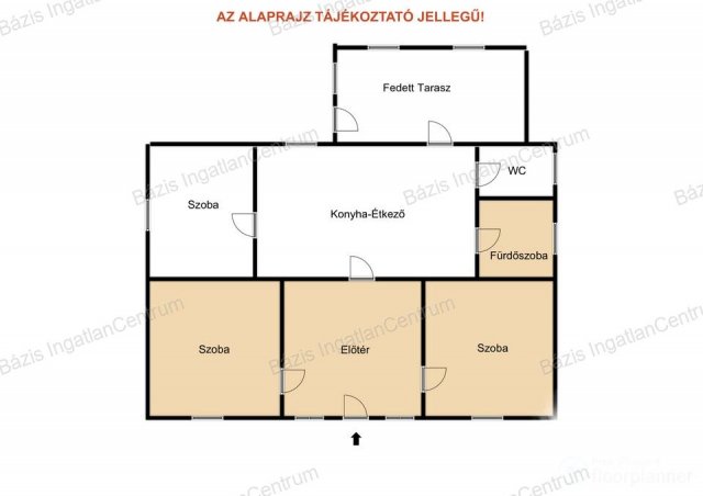Eladó családi ház, Kiskunhalason 38.5 M Ft, 3 szobás