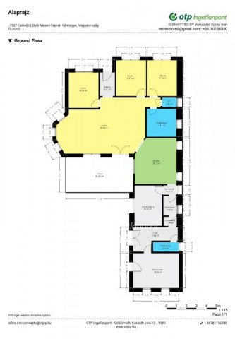Eladó családi ház, Csikvándon 69.99 M Ft, 1+3 szobás
