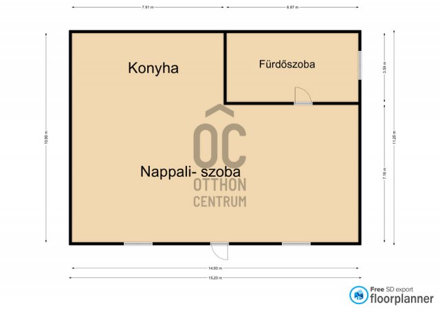 Eladó családi ház, Enyingen 21.5 M Ft, 1 szobás